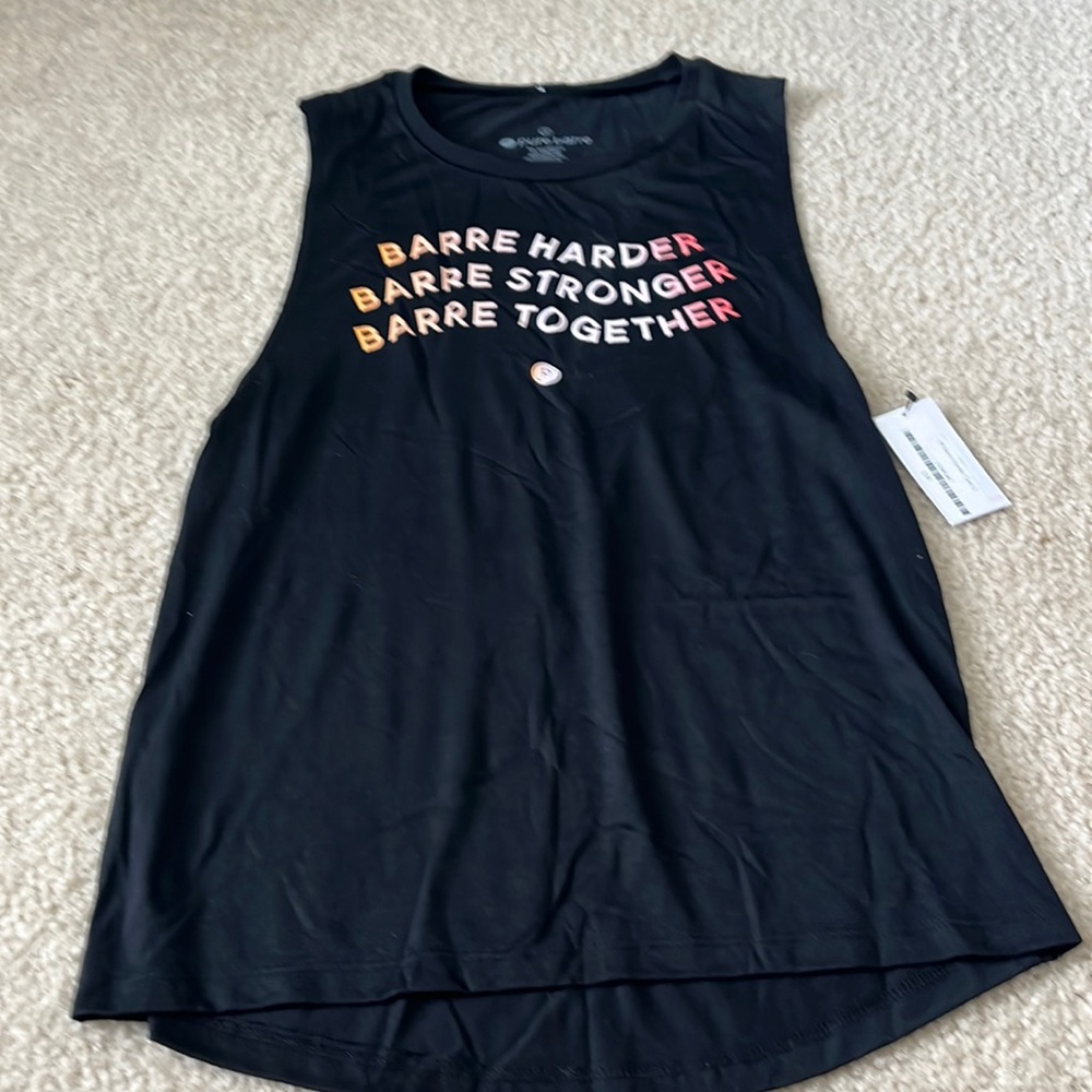Pure Barre Barre Harder Tank stop